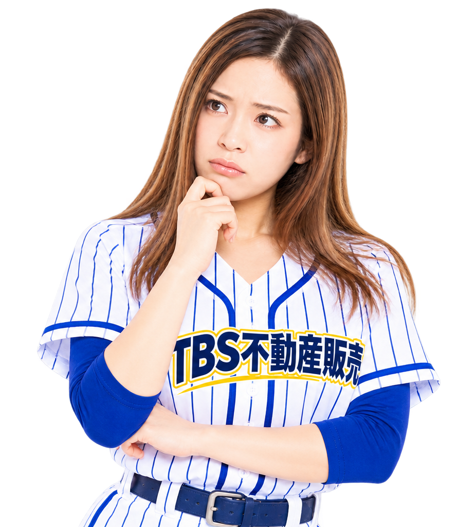 住宅ローンについて考える女性スタッフイメージ